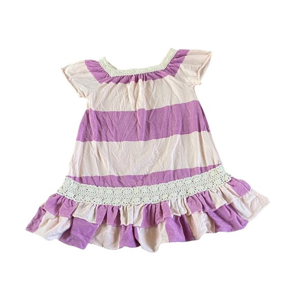 Jelly the Pug Liv And Monkey Alexa Two Ruffle Dress Size 4T - Picture 1 of 5